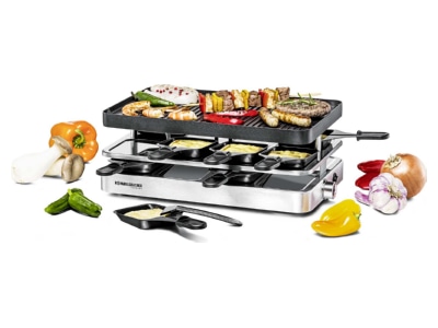 Product image detailed view 2 Rommelsbacher RC 1400 Raclette set 1200W 8 pans