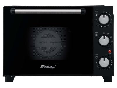 Front view Steba KB M19 sw Tabletop baking oven 1400W
