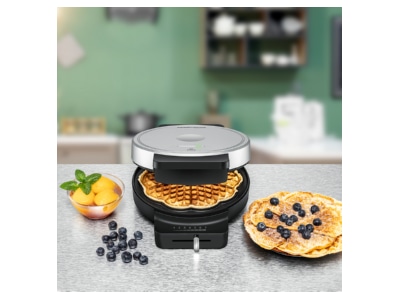 Produktbild 1 Rommelsbacher WA 850 sw si Waffelautomat Herz