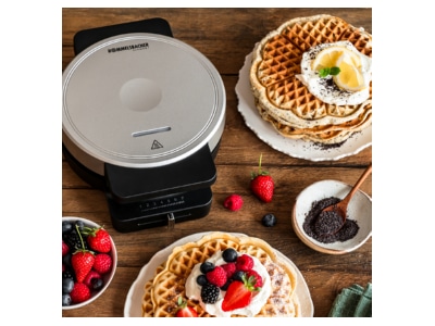 Produktbild 2 Rommelsbacher WA 850 sw si Waffelautomat Herz
