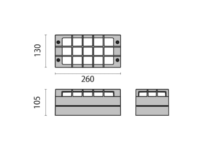 Ma�zeichnung Performance in Light BLIZ GUARD  700195 Decken  Wandanbauleuchte BLIZ GUARD 700195