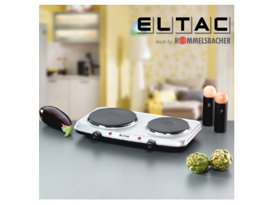 Produktbild 2 Rommelsbacher ELTAC DK 28 Doppelkochplatte 2500W