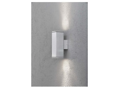 Detailansicht Konstsmide 7907 310 Halogen Wandleuchte grau  alu GU10