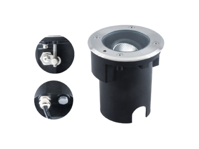 Produktbild EVN PC67107002 LED Bodeneinbauleuchte 3000K IP67 alu