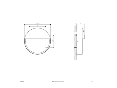 Ma�zeichnung EVN LH65121525 LED Anbauleuchte 3000K  4000K  5700K