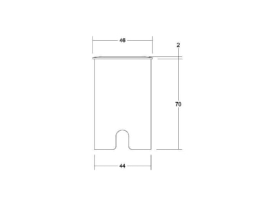 Mazeichnung Brumberg 14051223 LED Bodeneinbauleuchte V4A IP65