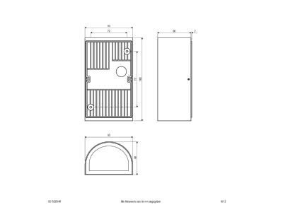 Ma�zeichnung EVN 6515225HR Wandleuchte IP65 2x GU10