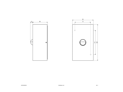 Ma�zeichnung EVN C65152502RES LED Wandleuchte IP65 3000K Sensor
