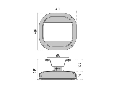 Mazeichnung Performance in Light 3113473 LED Seilleuchte 4000K