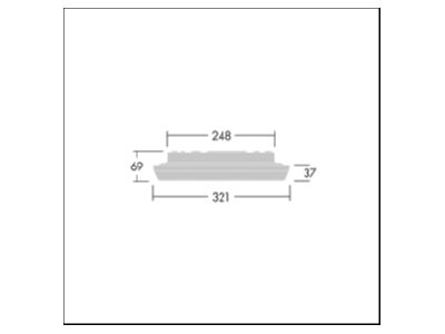 Ma�zeichnung Zumtobel NOVSS1400   96635313 LED Wand u Deckenleuchte 840 NOVSS1400  96635313