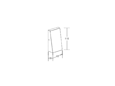 Ma�zeichnung Brumberg 65031103 LED Wandanbauleuchte 3000K  graphit