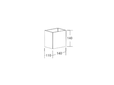 Ma�zeichnung Brumberg 65142103 LED Wandleuchte 3000K  graphit
