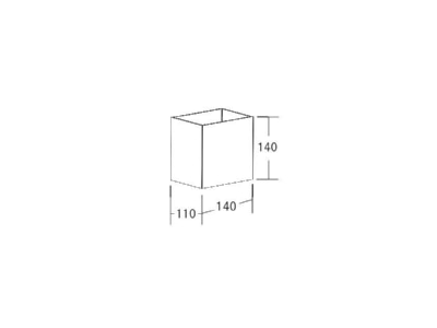 Ma�zeichnung Brumberg 65143103 LED Wandleuchte 3000K  graphit