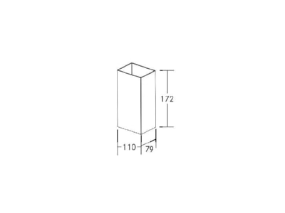 Ma�zeichnung Brumberg 65151103 LED Wandleuchte 3000K  graphit