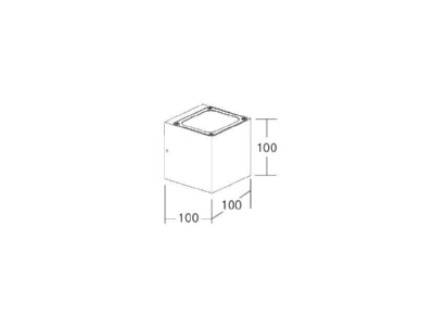Ma�zeichnung Brumberg 65235103 LED Wandleuchte 3000K  graphit