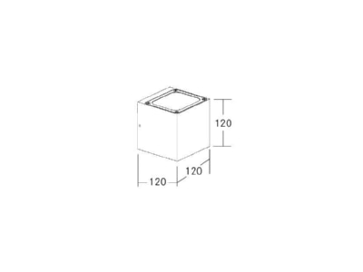 Ma�zeichnung Brumberg 65236103 LED Wandleuchte 3000K  graphit