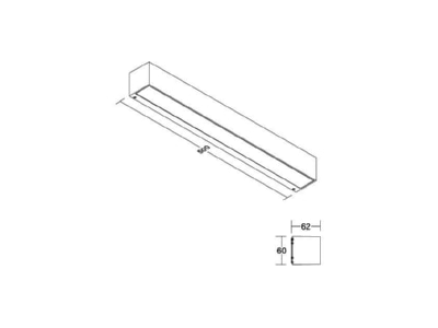 Ma�zeichnung Brumberg 65254103 LED Wandleuchte 3000K  graphit