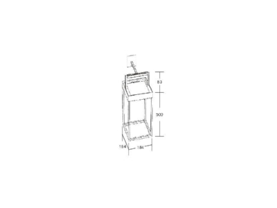 Mazeichnung Brumberg 65312103 LED Solarleuchte 3000K  graphit