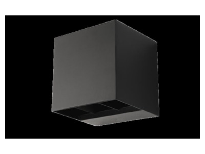 Produktbild SG Leuchten 641707 LED Wandleuchte Artes 8W 340lm 3000K schwarz    Aktionsartikel