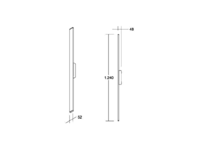 Ma�zeichnung Brumberg 60041103 LED Wandleuchte 3000K  graphit