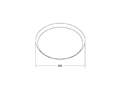 Dimensional drawing Brumberg 81129090 Cover ring gold