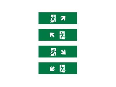 Product image ESYLUX SLX24FLATSYMBOLSETII Sticker for emergency luminaire
