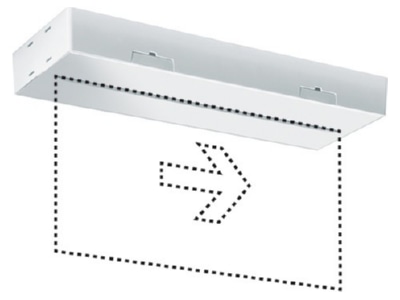 Produktbild ESYLUX SLXELLED  EN10077371 LED Notleuchte ws 3h  f AP  Deckenmon  SLX24LEDi EN10077371