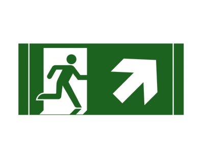 Product image Schuch 121 37 Sticker for emergency luminaire
