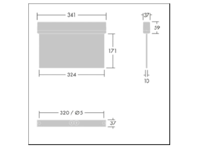 Mazeichnung Zumtobel VOYAGER ST  96632898 LED Rettungszeichenleuchte VOYAGER ST 96632898