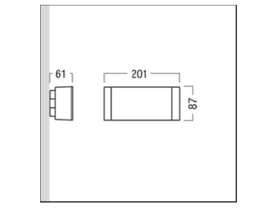 Mazeichnung Zumtobel ERGOSIGN  42186879 LED Sicherheitsleuchte ERGOSIGN 42186879