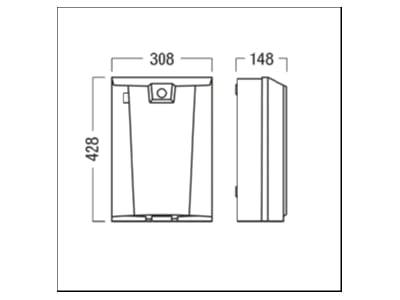 Ma�zeichnung Zumtobel nBoxS LPS System