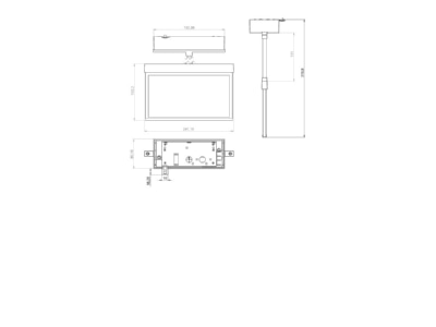Ma�zeichnung RP Technik AMDP009ML Rettungszeichenleuchte ZB  ML  Piktoset