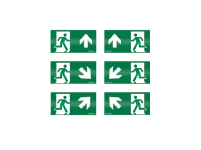 Product image ESYLUX SLC SYMBOLSET ALTER  Acrylic plate for emergency luminaire
