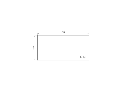 Dimensional drawing BEG 32451 Pictogram for emergency luminaire