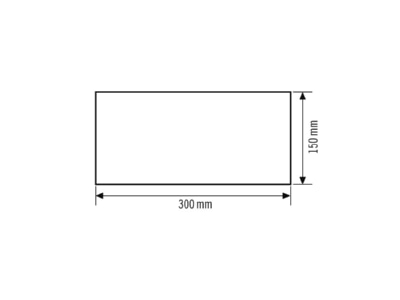 Dimensional drawing ESYLUX SLF 30 SYMBOL SET 2 Sticker for emergency luminaire
