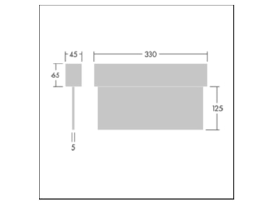 Ma�zeichnung Zumtobel VOYAGER BL  96637597 LED Rettungszeichenleuchte weiss VOYAGER BL 96637597