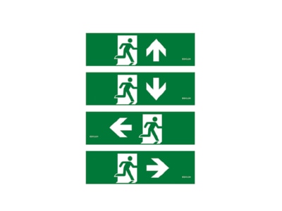 Product image ESYLUX SLX FLAT  EN10077791 Sticker for emergency luminaire SLX FLAT EN10077791
