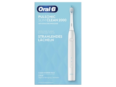 Produktbild Detailansicht Procter Gamble Braun PulsonicSlCl2000 ws Oral B Zahnbuerste SchallPutzsystem