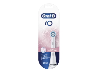 Produktbild Vorderseite Procter Gamble Braun EB iO SanfteRein2er Oral B Aufsteckbuerste Mundpflege Zubehoer