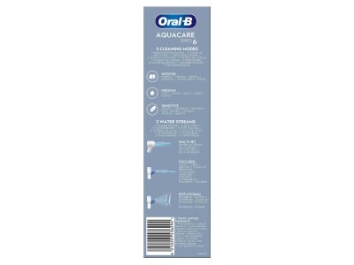 Product image detailed view 5 ORAL B AquaCare 6 ws Jet irrigator
