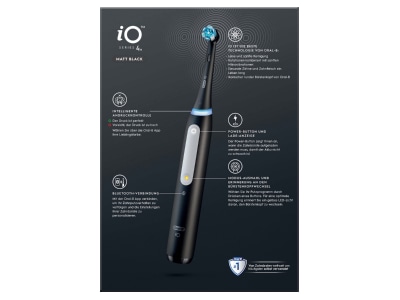 Detailansicht 5 Procter Gamble Braun iO 4  Reiseetui sw Oral B Zahnbuerste Etui Magnet Technologie