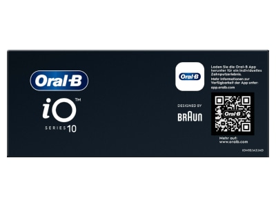Detailansicht 1 ORAL B iO Series 10Starduws Oral B Zahnbuerste Magnet Technologie