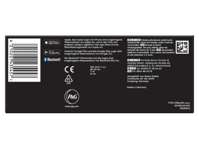 Detailansicht 6 ORAL B iO Series 10Starduws Oral B Zahnbuerste Magnet Technologie