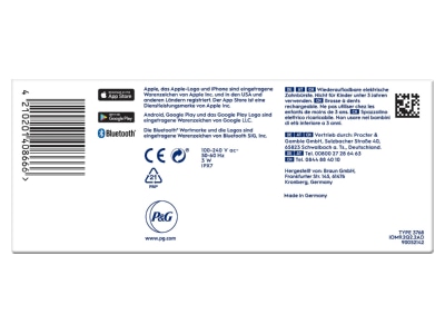 Detailed view 3 Procter Gamble Braun iO Series 9N sw Onyx Toothbrush
