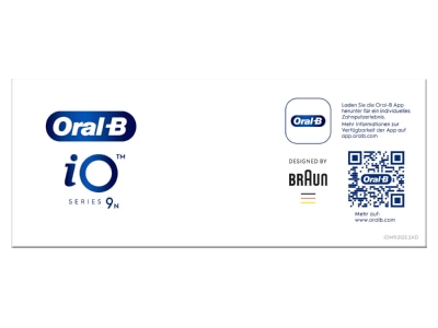 Detailed view 5 Procter Gamble Braun iO Series 9N sw Onyx Toothbrush
