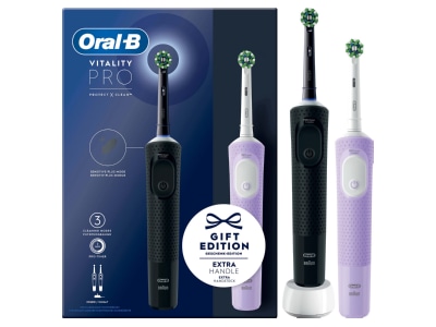 Detailansicht 2 Procter Gamble Braun VitalityProD103 Duo Oral B Zahnbuerste m 2 Handstueck