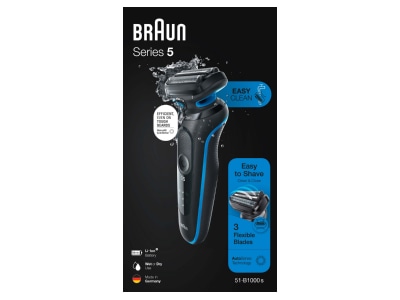 Detailansicht 1 Procter Gamble Braun 51B1000s Rasierer Series5