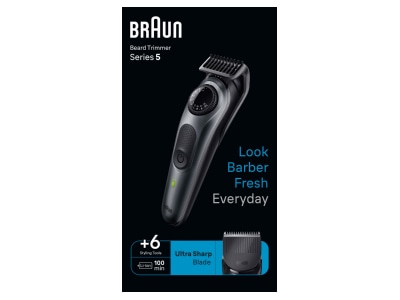 Detailed view 1 Procter Gamble Braun BT5450 Beard trimmer accumulator operated
