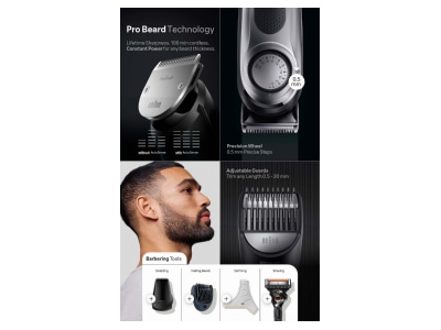 Detailansicht 7 Procter Gamble Braun BT7420 Bartschneider BeardTrimmer
