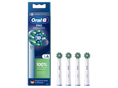 Detailansicht 2 Procter Gamble Braun EB Pro CrossAc 4er Oral B Aufsteckbuerste Mundpflege Zubehoer
